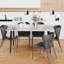 Funke Stone Top Metal Base Dining Table-831250251