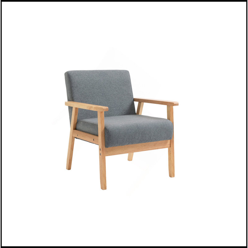 Ensemble de chaise basse Sharell, Gris, Brun