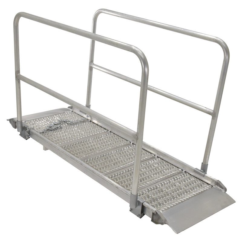 Rampe portative 3,75 po Vestil, H 3,75 po x L 29,375 po x L 108,5 po
