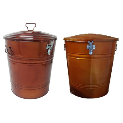 Verona Metal Trash Can