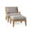 Mendocino Outdoor Teak Lounge Chair