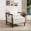 Fauteuil d'appoint rembourré en velours côtelé de 26,6 po de largeur avec coussin supplémentaire-1304302529