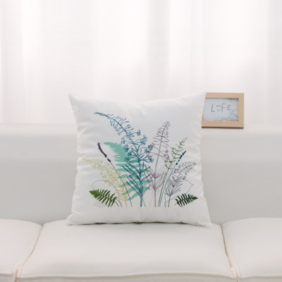 Housse et insert de coussin carré Leaf
