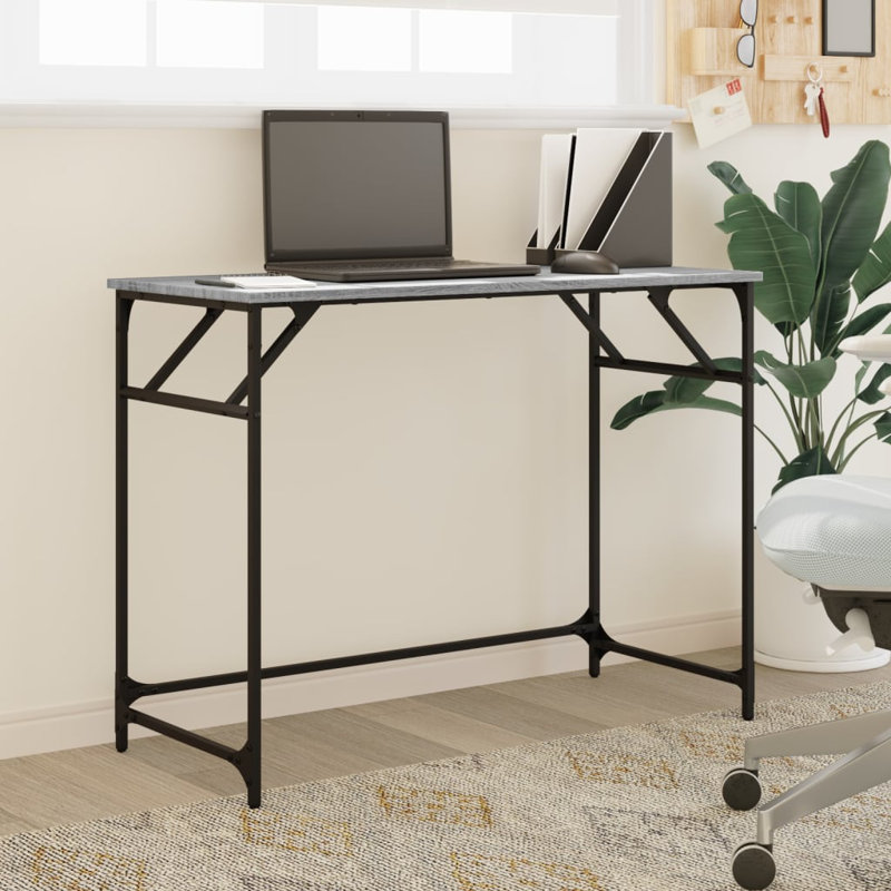 Desk, Grey/Sonoma