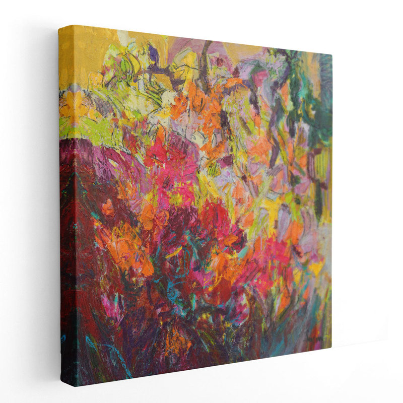 «Blooming Heart II», reproduction d'art sur toile, H 12 po x l 12 po