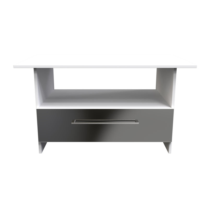 Stiner Coffee Table with Storage, Black