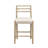 STOOL WITH LADDER BACK (SET OF 2)