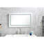 Miroir de salle de bain 40 po x 20 po à DEL avec brouillard et intensité variable Caractéristiques: 3 couleurs, mémoire, rehausse l'apparence de la salle de bain