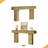 Rustic Side Table,Compact Console Table,Sofa Table