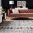 Clair Moroccan Power Loom Performance Ivory, Beige, Gray, Blue, Orange, and Magenta Rug-1267036342