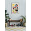 «Mid Century Modern Fox» par Rachel Lee, 3 oiseaux, reproduction d'art sur toile encadrée-1253568145-1253568174
