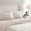 Ensemble de draps en flanelle de coton brossé