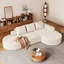 Canapé modulaire en chenille 3 places en L avec coussins Modern L-1579773488