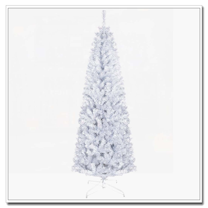 Arbre de Noël blanc 6 pi, H 6 pi 