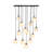 Nightfall 13-Light Linear Pendant - Black