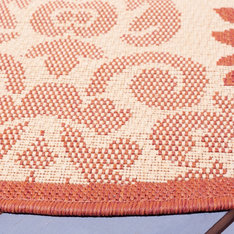 Levens Performance Geometric Rug, Round 5'3"