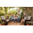 2 Piece 4" Thick Chair Cushion Indoor and Outdoor Seat / Back Cushions with Straps-394829059