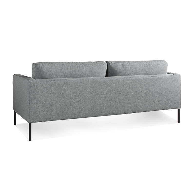 Paramount Sofa, Sanford Ceramic Crossweave, Metal, 32" H x 95" W x 34" D