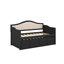 Lit de jour simple avec lit gigogne et 2 tiroirs de rangement-1187990458