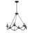 Moayad 6-Light Chandelier in Matte Black-1004742983