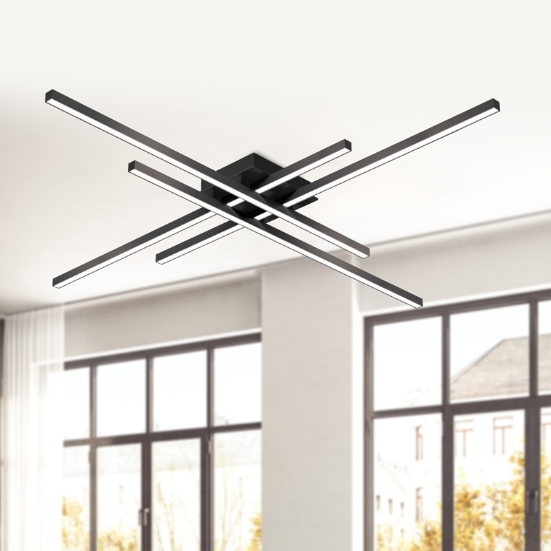 Vega 4 - Light LED Flush Mount, Black
