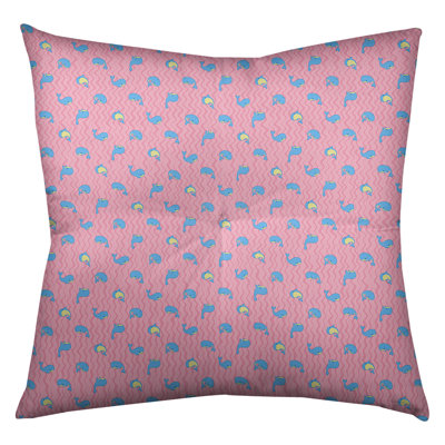 Coussin Katelyn Elizabeth Whales