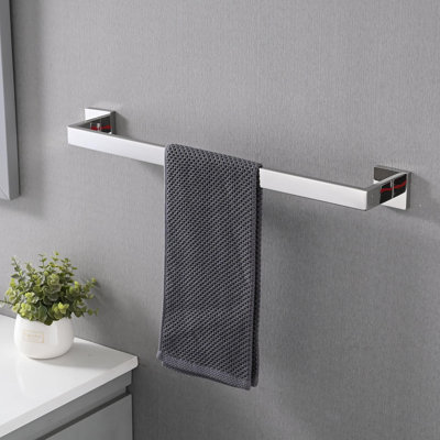 4-Piece Wall Mounted Bathroom Hardware Set is made of high quality materials