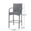 Chaise Kd 2 - finition, structure en métal, hauteur totale 45,23 po, tissage extérieur 2 chaises, haut, piscine