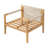 Acacia Wood & Beige Rope Outdoor Leisure Chair – Spacious, Comfortable & Versatile For Any Patio ,MP2-1730357002