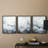 Lanscape Study  Series  LXI  -Set Of 3 Framed Giclee Prints -Ready to Hang-107253986-107253993