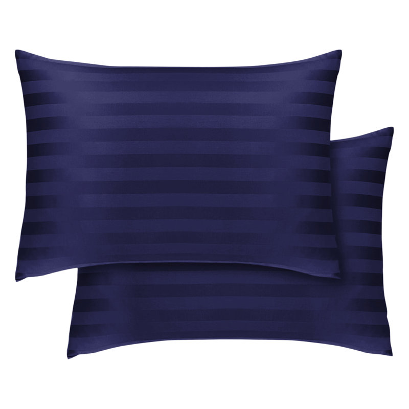 Microfiber Machine Tufted Pillowcase Case Pack, Navy