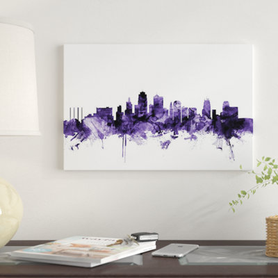 " Kansas City, Missouri Skyline " by Michael Tompsett
