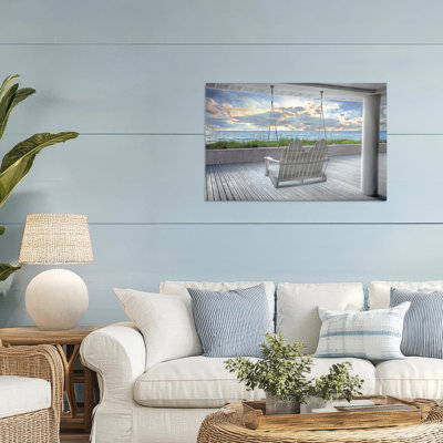 Swing At The Beach Canvas, design by Celebrate Life Gallery