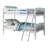 Frausto Bunk Bed with RF Front Ladders-33419618-33419619