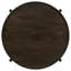 Table basse ronde en bois massif