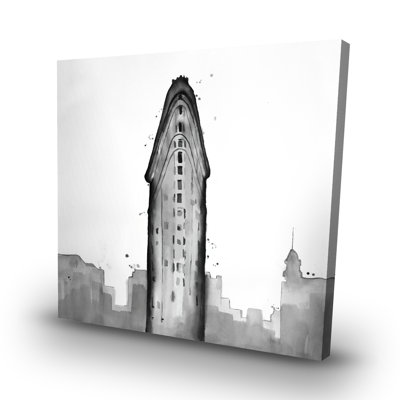 Flatiron building - 32"x32" art on canvas