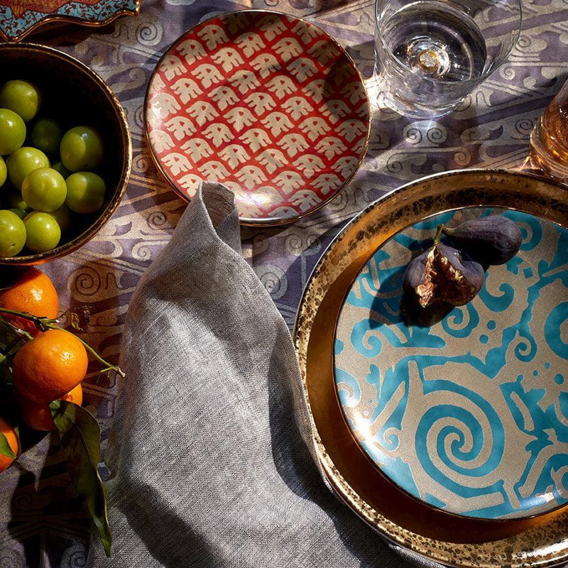 Set of 4 Fortuny Dessert Plates