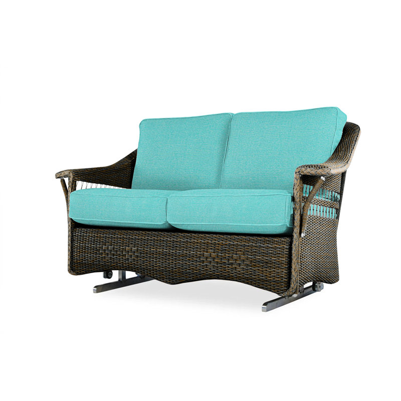 Nantucket Outdoor 2 - Seat Loveseat, Mink, Bamboo Bay Sky