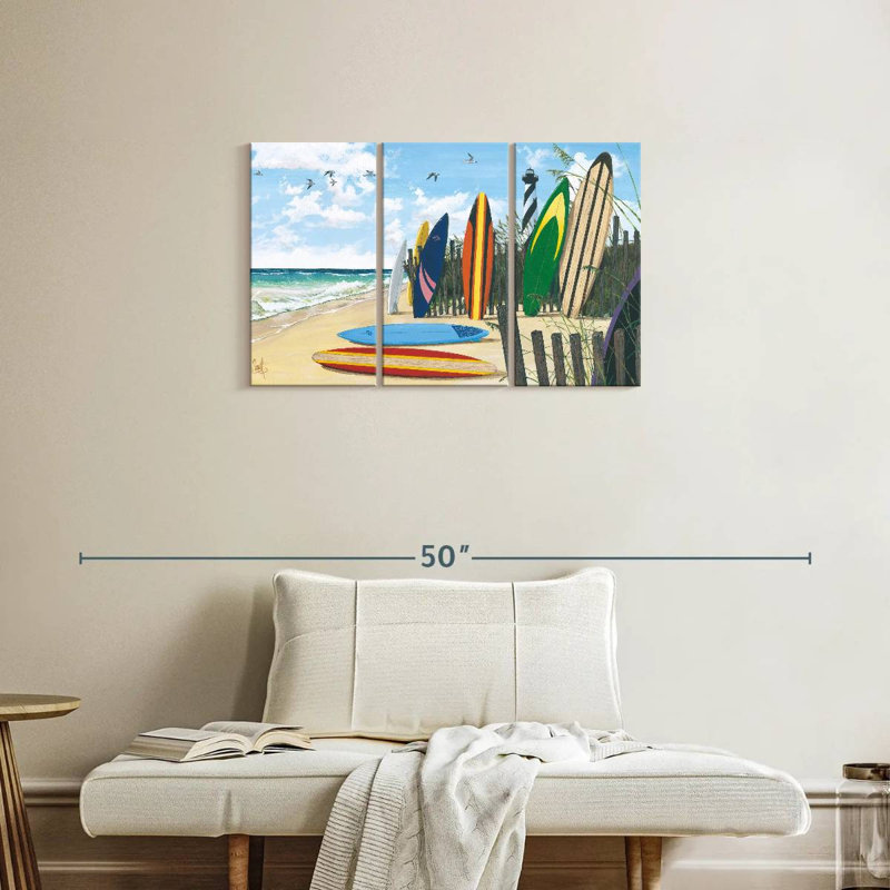 Senne Surf Boards, 20" H x 33" W