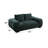 Ferrand Green Chenille Loveseat