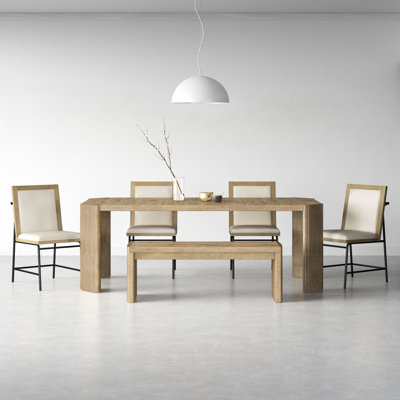 Carpino 6 - Person Extendable Four Leg Base Dining Set
