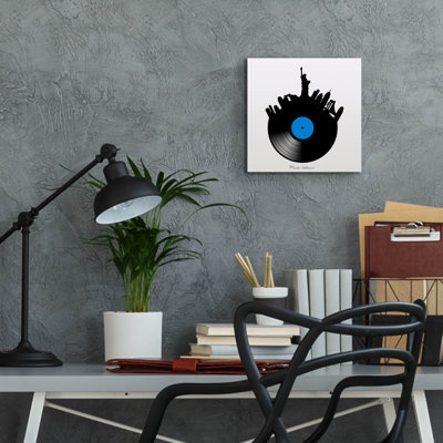 'Nyc Record' by Mark Ashkenazi Acrylic Glass Wall Art,