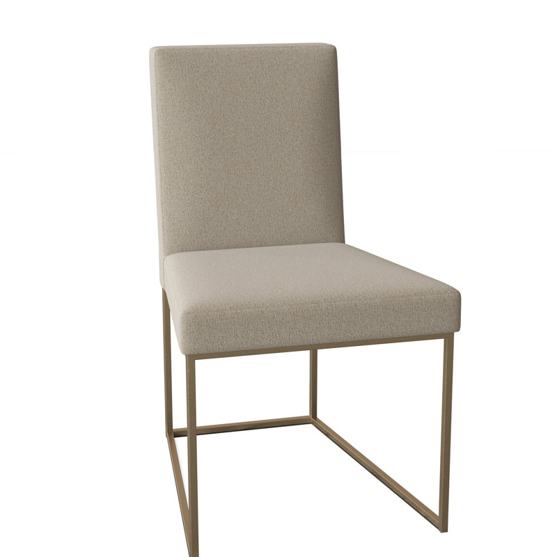 Chaise d'appoint Ian, Laiton brillant, 9906 Arctique