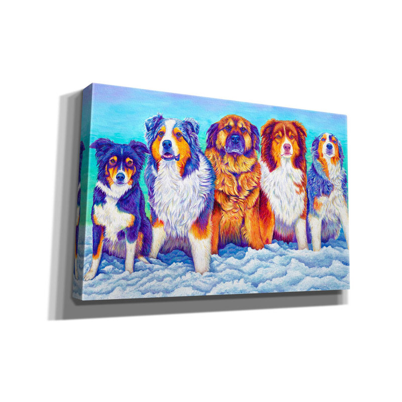 Sur toile, H 26 po x l 40 po x P 1,5 po