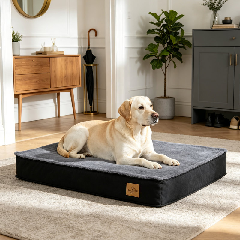 Orthopedic Pet Bed, 10cm H x 105cm W x 70cm D