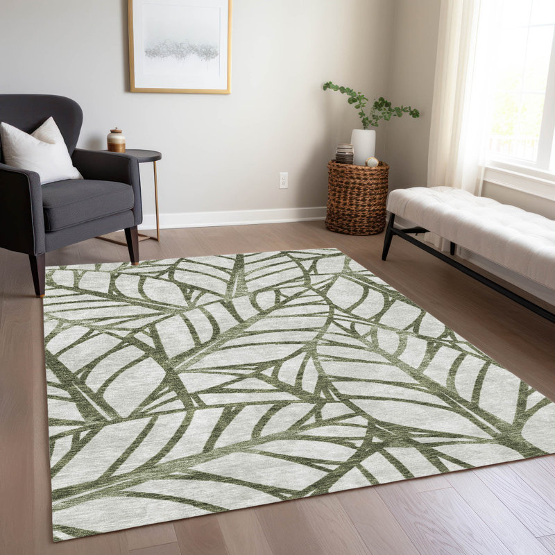 Paillasson intérieur antidérapant Neysa, Rectangle 2 pi 6 po x 3 pi 10 po