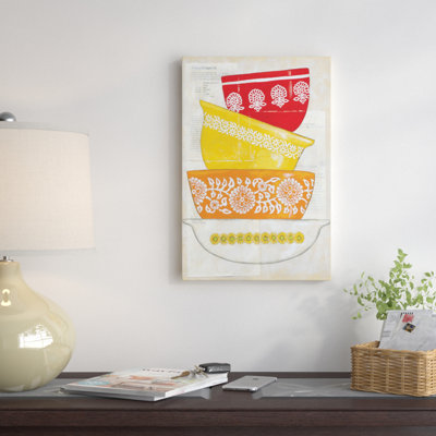 «Retro Ware I», impression sur toile