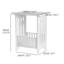 Ajnag Floor Shelf End Table