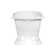 Socorro 60" Cast Iron Soaking Freestanding Tub with Pre-Drilled Overflow Hole - Less Drain
