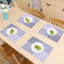 Ensemble de 6 napperons rectangulaires en vinyle Dafayon-239677545